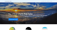 Desktop Screenshot of charityboatsales.org